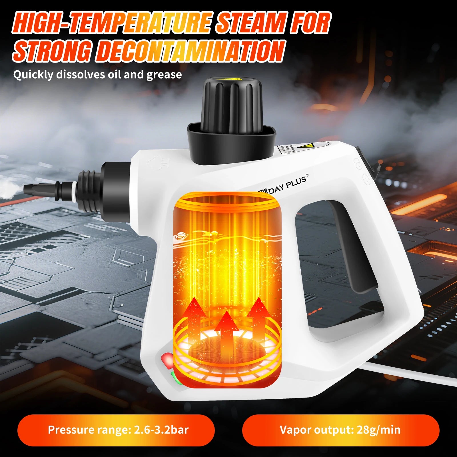 Cleanora™ Handheld Steam Cleaner