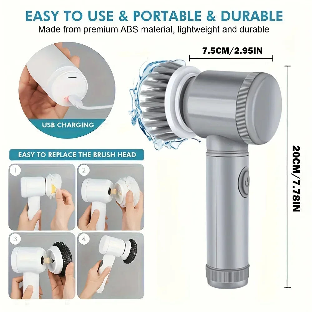 Scrubly™ Cordless Electric Spin Scrubber