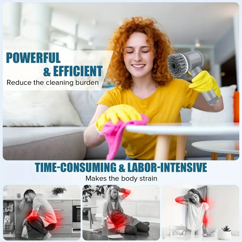 Scrubly™ Cordless Electric Spin Scrubber
