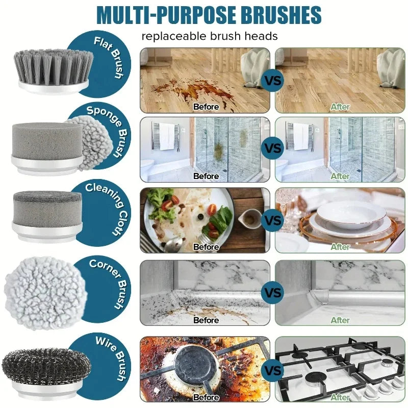 Scrubly™ Cordless Electric Spin Scrubber